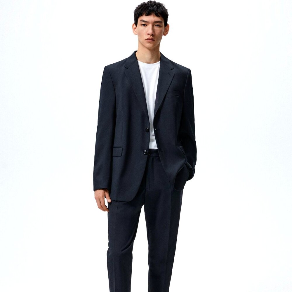 🆕 ZARA TEXTURED SUIT TROUSERS | ZARA MAN